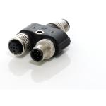 1 Verpackungseinheit (5 Stück) Y-Verteiler SAC-5PY-M/F-M VP SH 